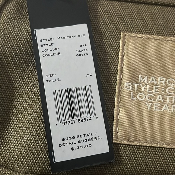 NWT Marc Jacobs The Camera Bag in Slate Green One Size - Picture 7 of 7